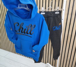 Komplet ocieplany Chill Bluza + Spodnie chaber MiMi