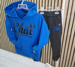 Komplet ocieplany Chill Bluza + Spodnie chaber MiMi