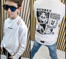 MashMnie Wild City Longsleeve Biały